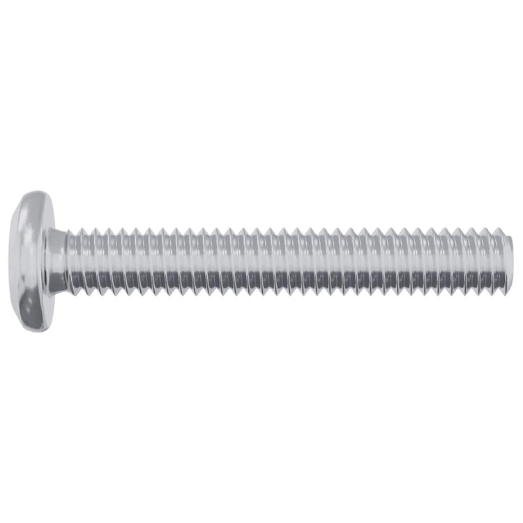 Vidaxl slotschroef effen 12 st zilver m6 x 35 mm staal