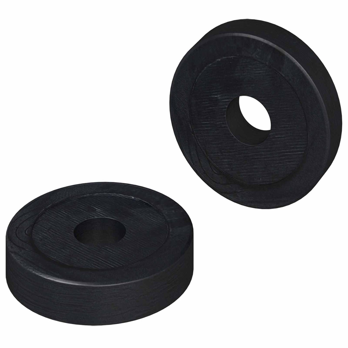 Vidaxl geschikt voor vlakke ringen 2 pcs zwart ∅15 x 3 mm
