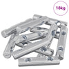 Vidaxl moer 413 pcs verzinkt 60 x 12 mm ijzer