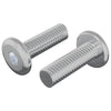 Vidaxl bout 2 pcs zilver 8 x 25 mm staal