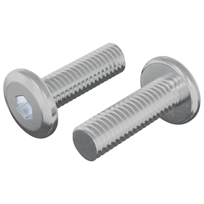 Vidaxl bout 2 pcs zilver 8 x 25 mm staal