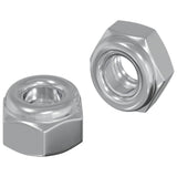 Vidaxl moer 2 pcs zilver m6 x 10 mm ijzer - afbeelding 2
