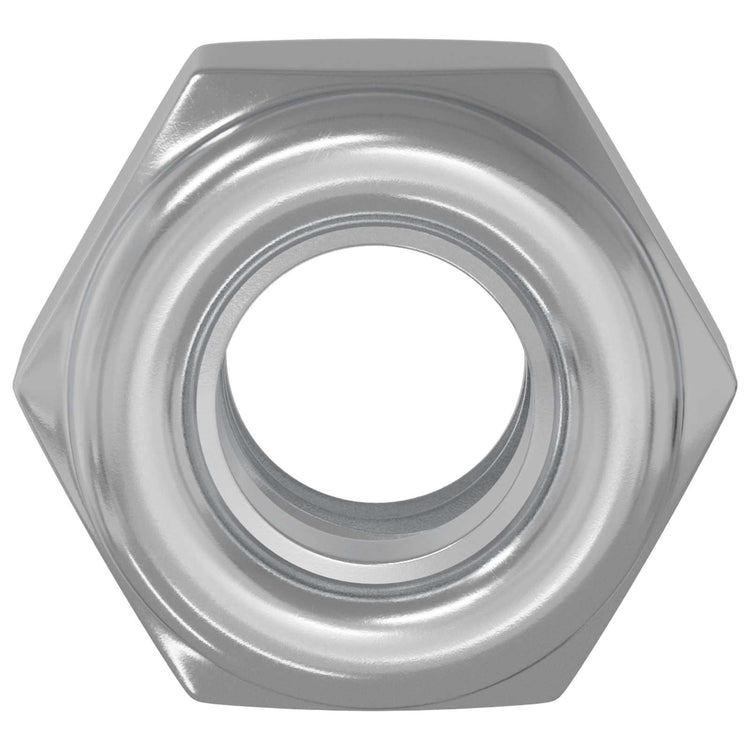 Vidaxl moer 9574 pcs zilver m6 x 10 mm ijzer