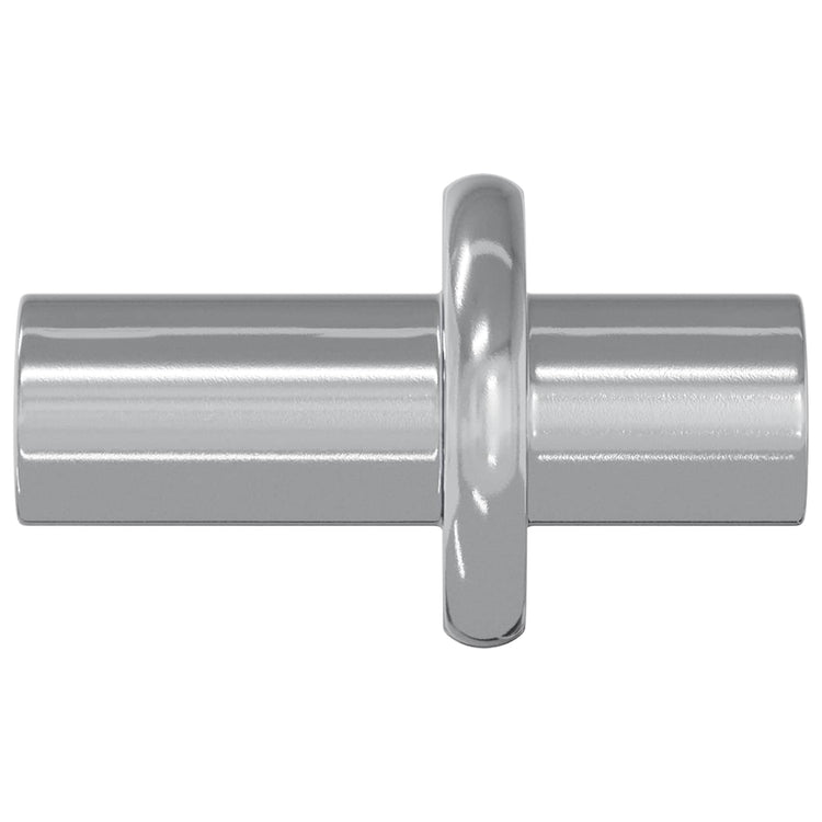Vidaxl plankhaak 2 st zilver 8,6 x 8,6 x 14,6 mm staal