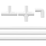 Vidaxl pvc pijp 12 st wit 12,2 x 1,8 x 500 mm pp en pe - afbeelding 3