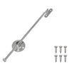 Vidaxl gasveer 12 pcs zilver 190 mm ijzer