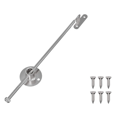 Vidaxl gasveer 12 pcs zilver 190 mm ijzer