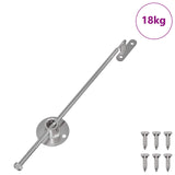 Vidaxl trekstangscharnier 439 st zilver metaal - afbeelding 3