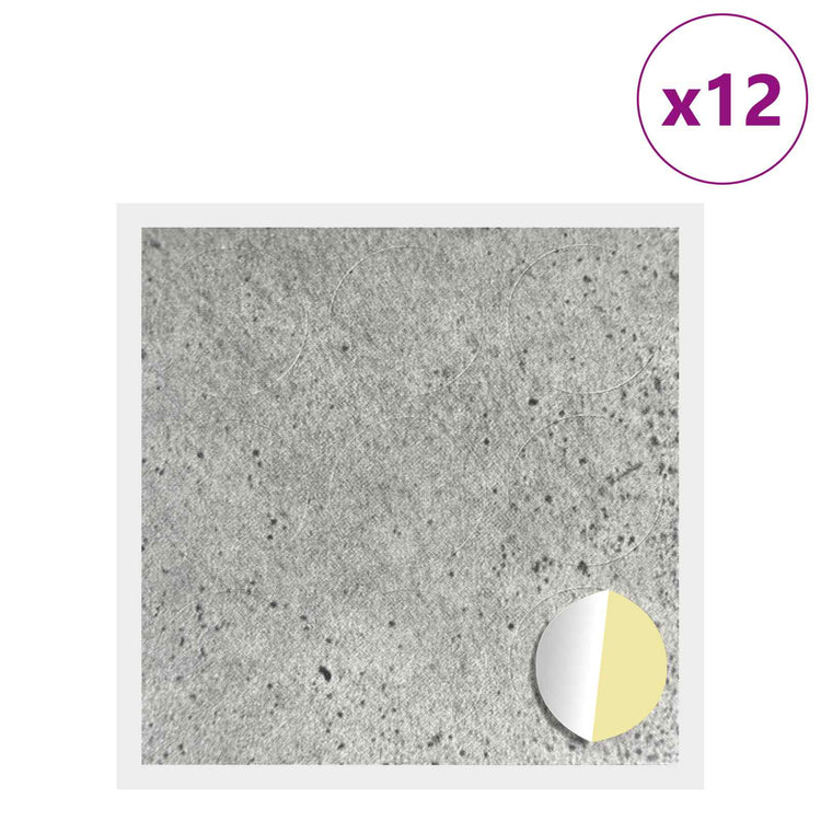 Vidaxl zelfklevende schroefhoes 12 st beton grijs ø 20 x 0,5 mm