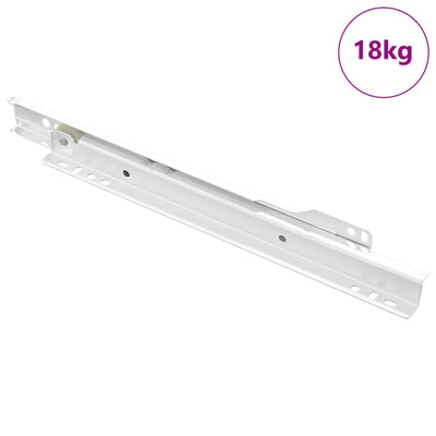 Vidaxl ladegeleider 87 st wit staal