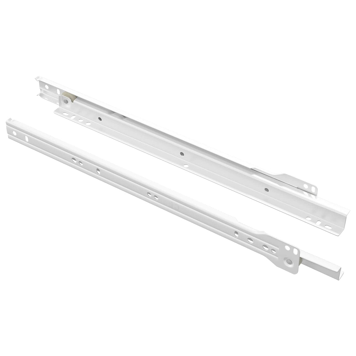 Vidaxl ladegeleider 2 st wit 350 mm staal