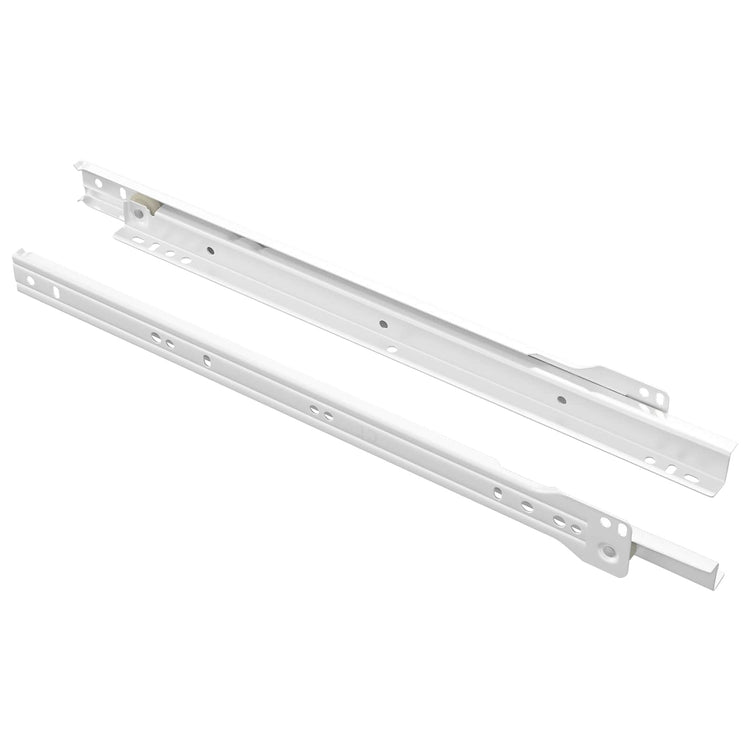 Vidaxl ladegeleider 2 st wit 350 mm staal