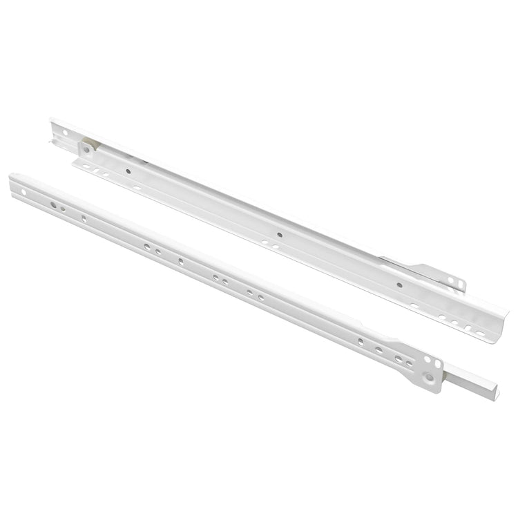Vidaxl ladegeleider 2 st wit 400 mm staal