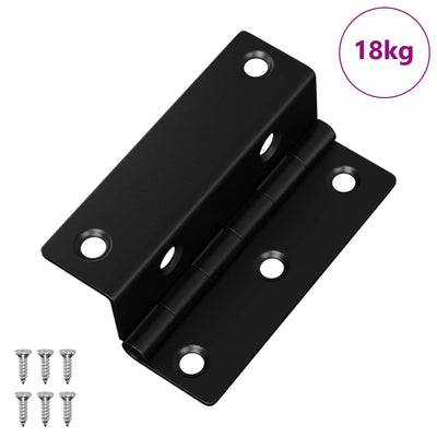 Vidaxl scharnier 537 st zwart 38 x 17 x 60 mm ijzer
