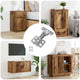 Vidaxl scharnier 257 st nikkel 85 x 52,5 x 9,5 mm ijzer