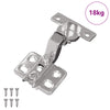Vidaxl scharnier 254 pcs nikkel 85 x 52,5 x 9,5 mm ijzer