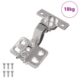 Vidaxl scharnier 254 st nikkel 85 x 52,5 x 9,5 mm ijzer - afbeelding 2