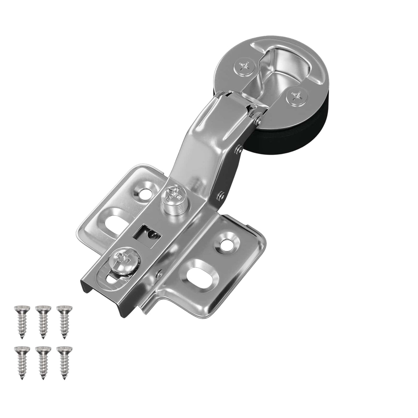Vidaxl scharnier 12 pcs zilver 35 mm ijzer