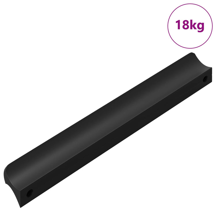 Vidaxl handvat 973 st zwart 106 x 7,4 x 15,5 mm aluminium