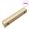 Vidaxl rechthoekige handgreep 587 pcs natuurlijke houtkleur