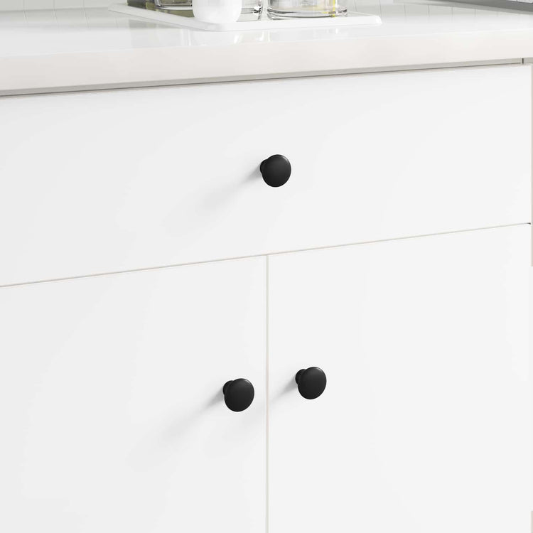 Vidaxl handvat 2 st zwart ø30 mm aluminium