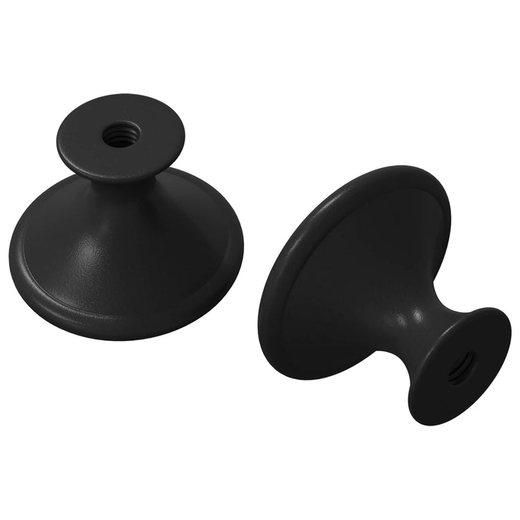 Vidaxl handvat 2 st zwart ø30 mm aluminium