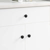 Vidaxl handvat 1461 pcs zwart ø30 mm aluminium