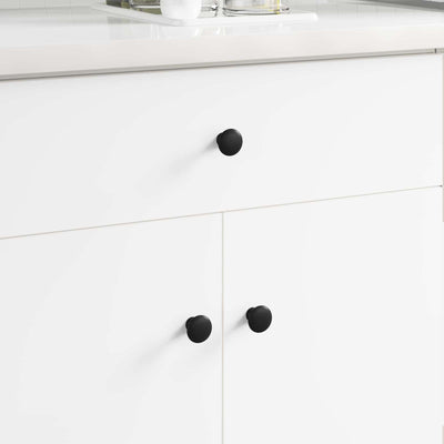 Vidaxl handvat 1461 pcs zwart ø30 mm aluminium