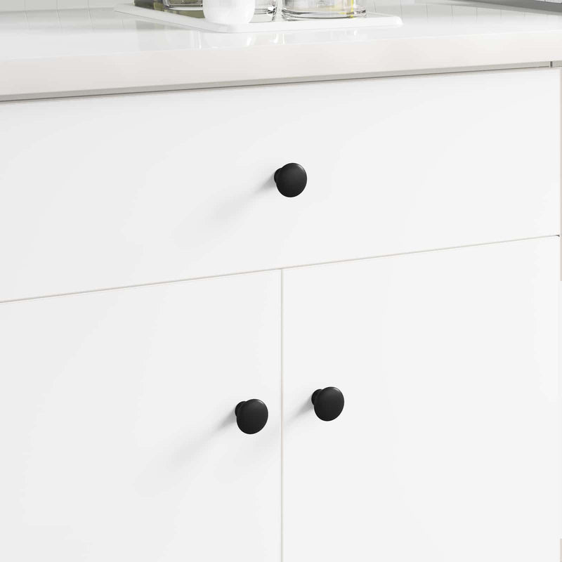 Vidaxl handvat 1461 pcs zwart ø30 mm aluminium