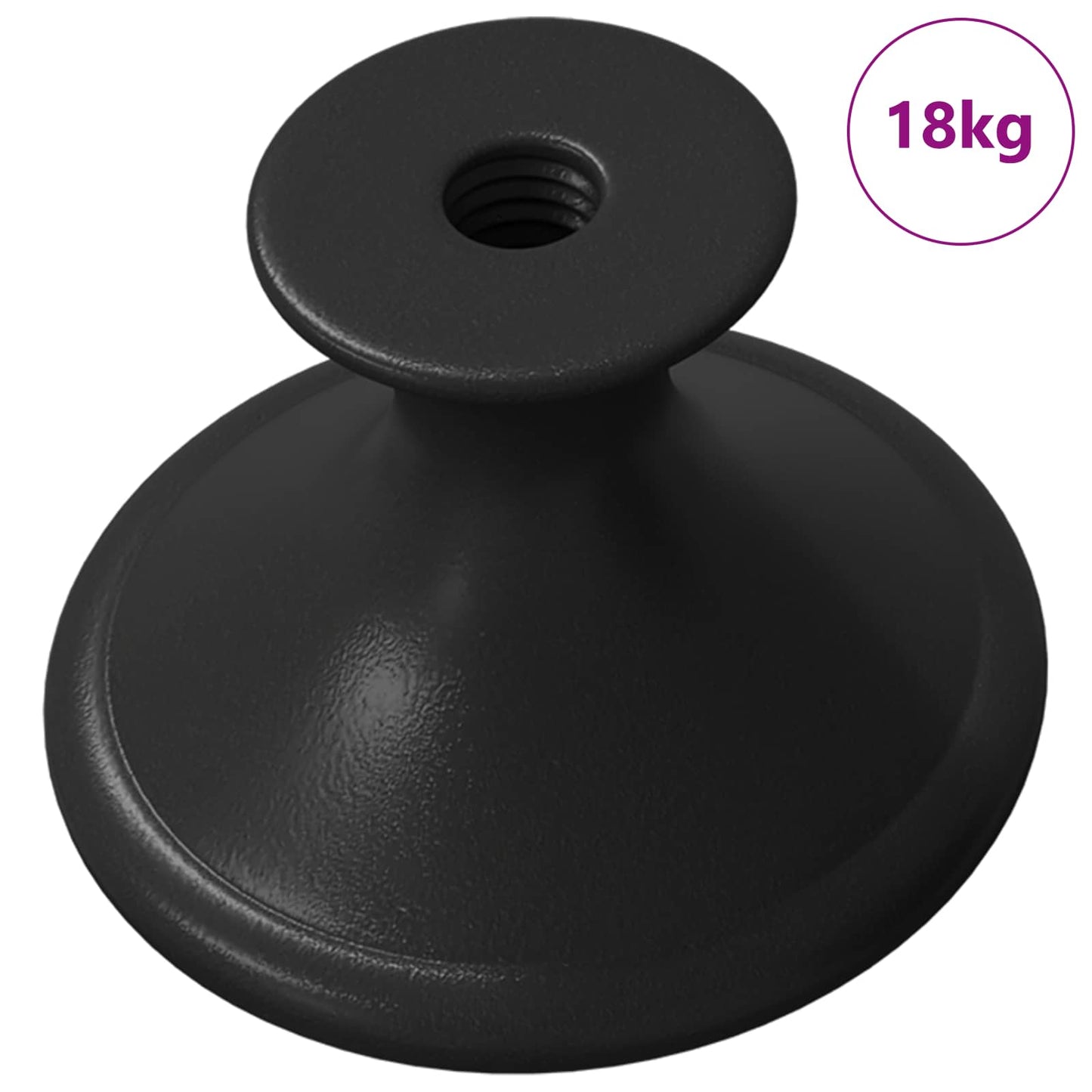 Vidaxl handvat 1461 pcs zwart ø30 mm aluminium