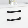 Vidaxl handvat effen 2 pcs zwart 380 x 34 x 85 mm aluminium en pp