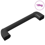 Vidaxl handvat effen 69 st zwart 380 x 34 x 85 mm aluminium en pp - afbeelding 2