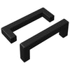 Vidaxl meubelhandgreep 2 pcs zwart 110 x 12 x 36 mm ijzer