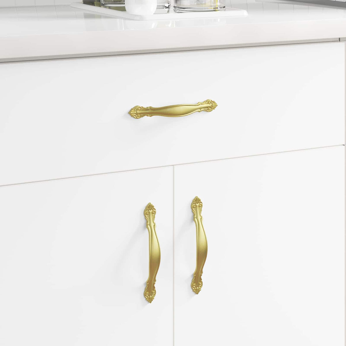 Vidaxl handvat 12 st goud 143 x 19,2 x 20 mm zinklegering