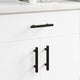 Vidaxl kasthandgreep 2 st zwart 150 x 12,3 x 35,2 mm roestvrij staal