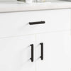 Vidaxl kasthandgreep 2 pcs zwart 121 x 16.6 x 28.3 mm ijzer