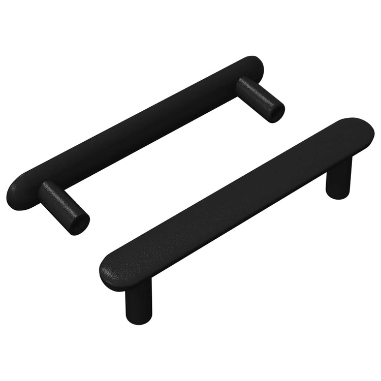 Vidaxl kasthandgreep 2 st zwart 121 x 16.6 x 28.3 mm ijzer