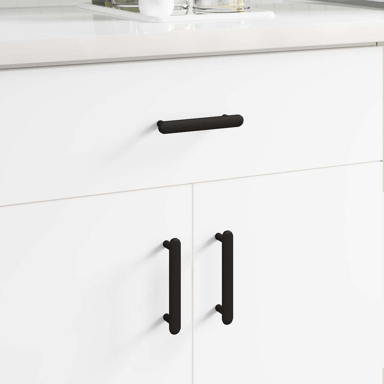 Vidaxl kasthandgreep 474 st zwart 121 x 16.6 x 28.3 mm ijzer