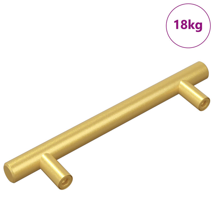 Vidaxl kasthandgreep 510 st goud 150 mm roestvrij staal