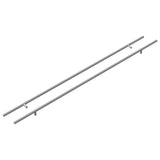 Vidaxl kasthandgreep 2 st zilver 900 mm roestvrij staal - afbeelding 2