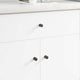 Vidaxl kastknop 2 st zwart 18 x 23 mm ijzer