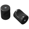 Vidaxl kastknop 2 pcs zwart 18 x 23 mm ijzer
