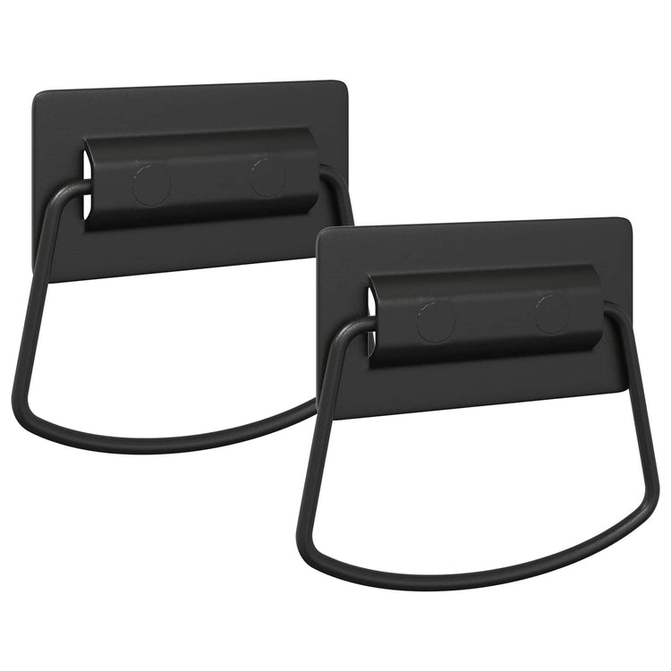 Vidaxl kast handvatten 2 st zwart 85 x 45 mm metaal