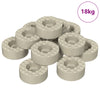 Vidaxl stoelpoot vloerbeschermers 18000 pcs doorzichtig ø 15 x 16 mm