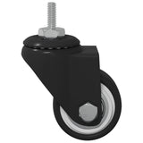 Vidaxl zwenkwiel 12 st zwart 40,4 x 40,4 x 19,7 mm ijs en nylon - afbeelding 3