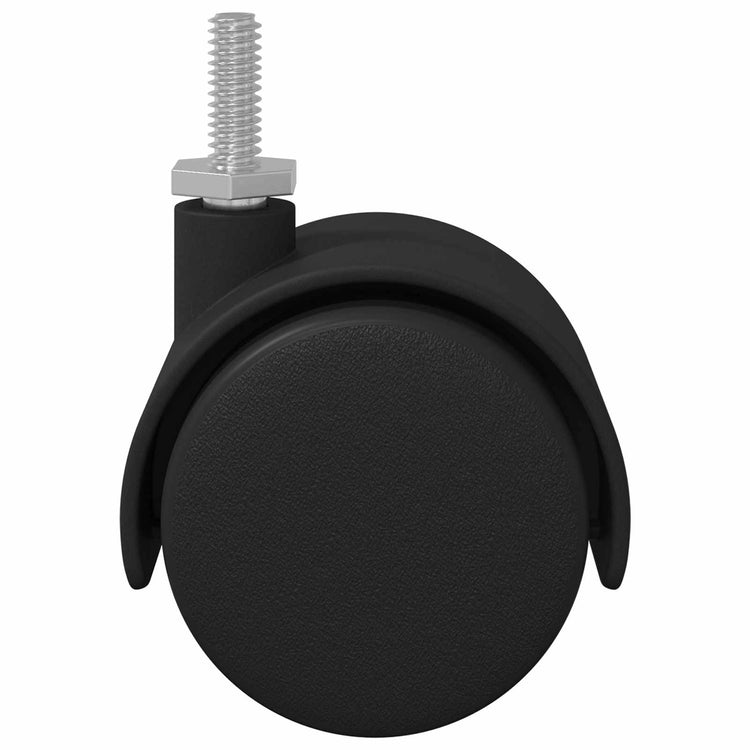 Vidaxl wielen 12 st zwart 40,1 x 37,8 mm pp en ijzer