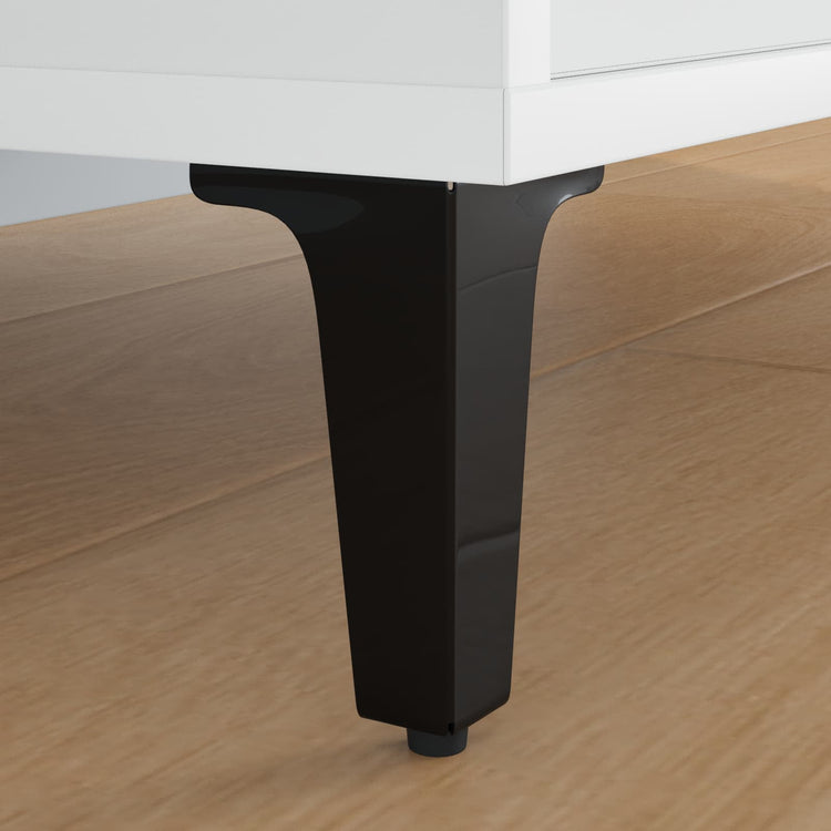Vidaxl meubelpoten 2 st zwart 54,1 x 54,1 x 100 mm ijzer