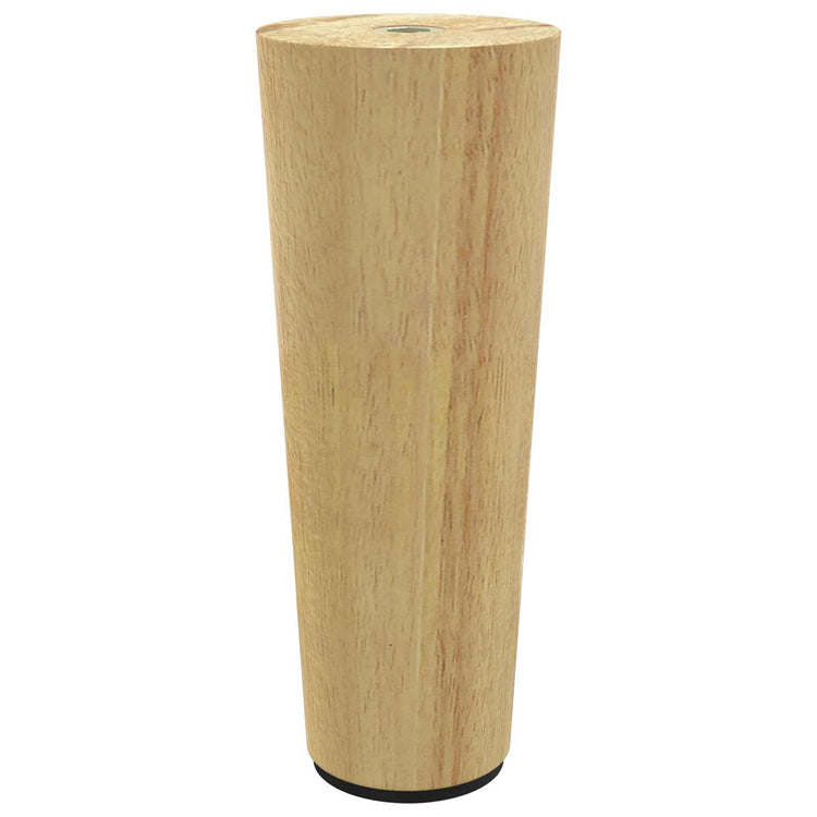 Vidaxl meubelpoten 2 st bruin ø 44 x 100 mm massief eucalyptus hout