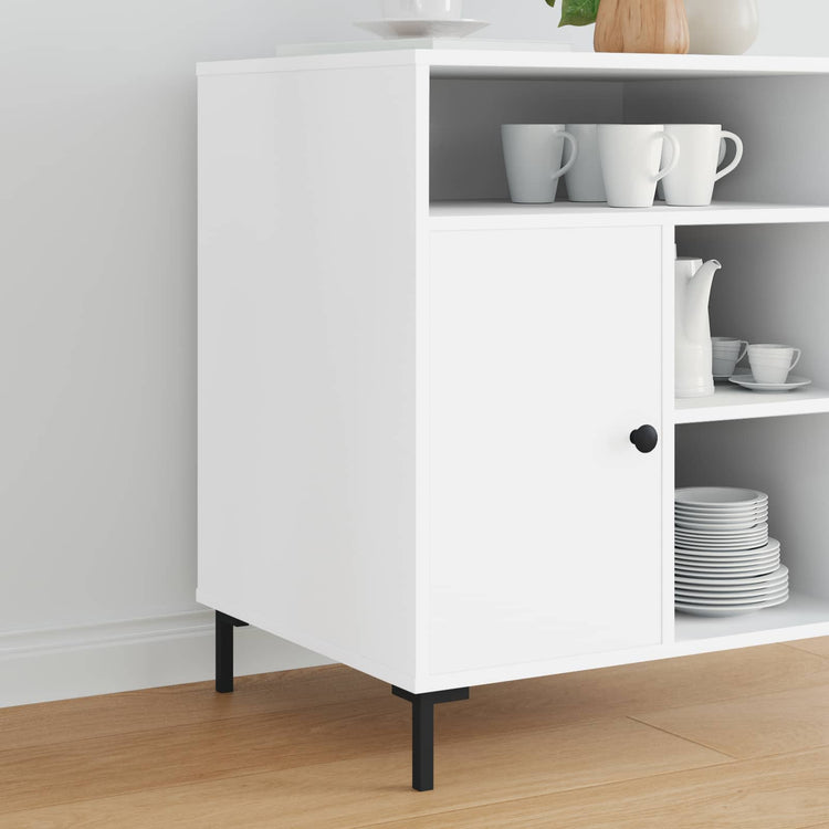Vidaxl staande poten 2 st zwart 57 x 57 x 100 mm ijzer