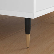 Vidaxl meubelpoten 12 st zwart en goud ø 40 x 98 mm ijzer - afbeelding 3